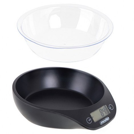 Mesko | Kitchen scale with a bowl | MS 3164 | Maximum weight (capacity) 5 kg | Graduation 1 g | Display type LCD | Black - 3
